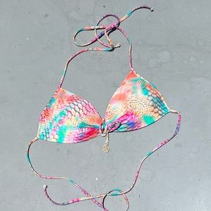 Luli Fama padded pushup halter bikini top